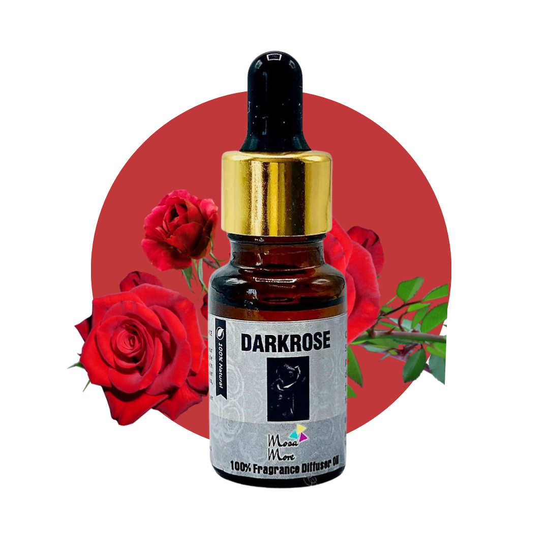 Mosa More Dark Rose Fine Fragrance Oil for Diffuser Mysterious, Aphrodisiac and Mesmerizing long- lasting 10 ml