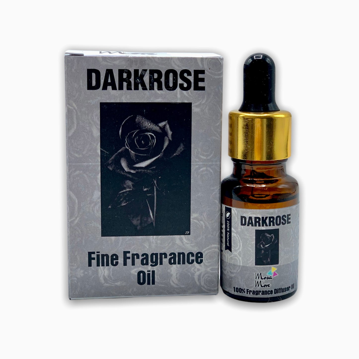 Mosa More Dark Rose Fine Fragrance Oil for Diffuser Mysterious, Aphrodisiac and Mesmerizing long- lasting 10 ml