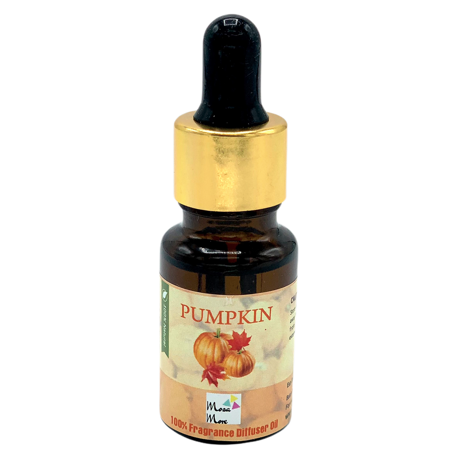 Mosa More Pumpkin Spice Essential Oil Fine Fragrance Pleasant Sweet Spice Scent with Warm and Calming Attributes- 10ml
