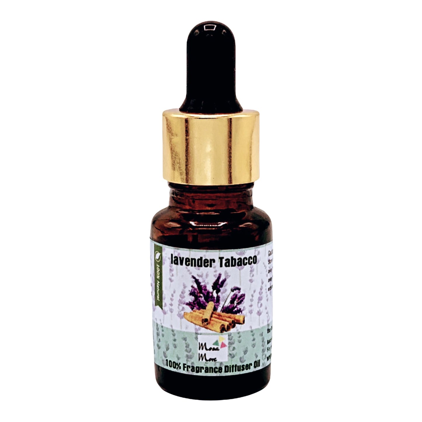 Mosa More Lavender-Tobacco Fine Fragrance Oil for Diffuser Refresh your Mood, relax with this long- lasting luxury -10 ml